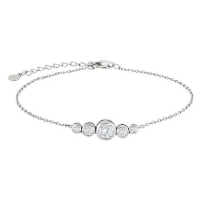 Joanli Nor NYNNE-80451280900 Sterling Silver Five CZ Bracelet