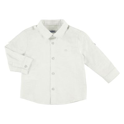 Mayoral 117 Baby Boy’s LS Dress Shirt/, Color: BLANCO, Size: 6M