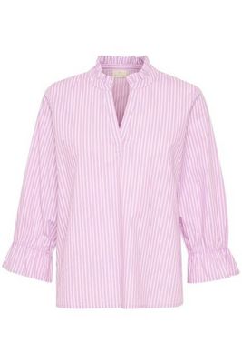 Kaffe Curve 10581411 Women's Long Sleeve Canna Blouse – Lupine
