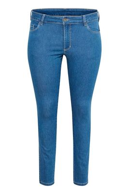 Kaffe Curve 10581302 Women's Vicka Jeans/ MEDIUM BLUE WASHED DENIM