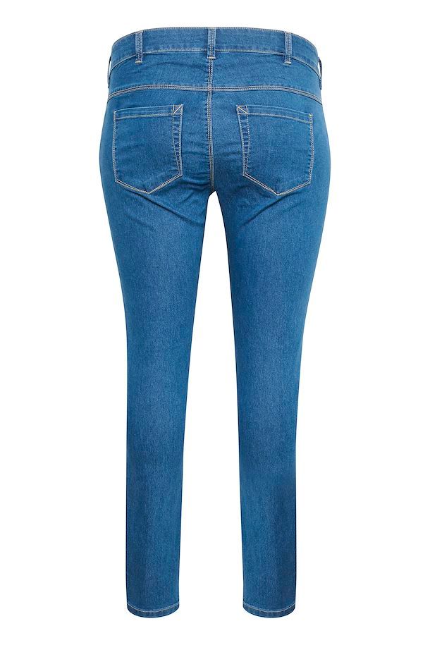 Kaffe Curve 10581302 Women's Vicka Jeans – Medium Blue Washed Denim