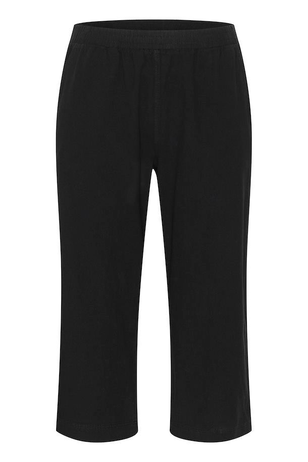 Kaffe Curve 10581488 Women's Nana Culotte Pants – Black Deep