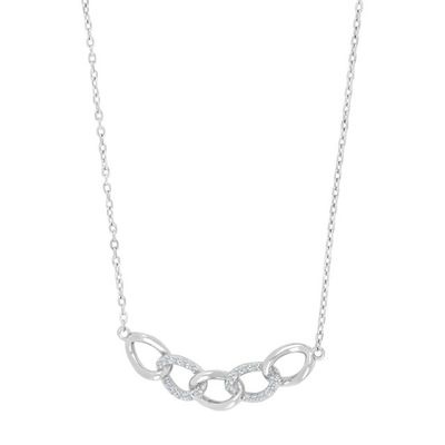 Joanli Nor JASMIN Loop Necklace w – Cz
