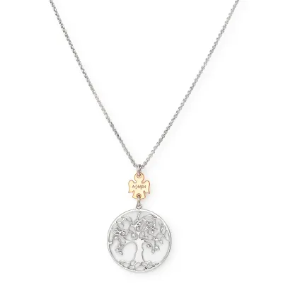 Amen CLALABR3 Silver Tree Of Life Angel Necklace