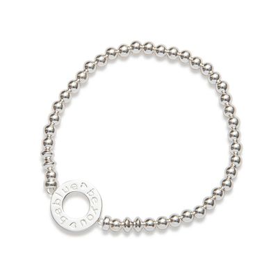 Beblue BBYOU-SLV Silver Be You Bead Bracelet - Essentials