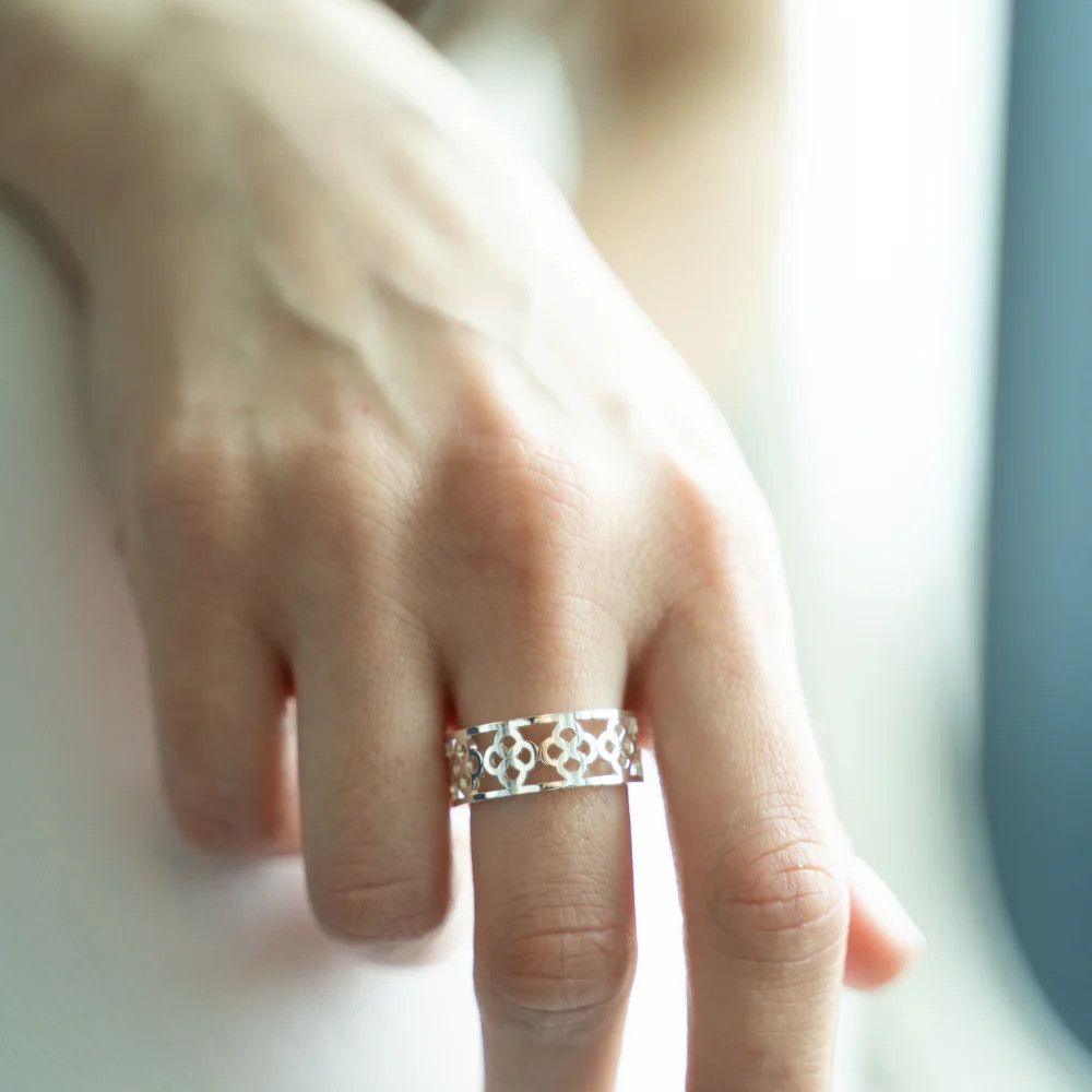 Beblue BRCELEST-SLV Silver Be Celest Ring