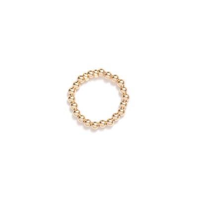 Beblue BRETIME-GLD Gold Be Timeless Bead Elastic Ring - Essentials