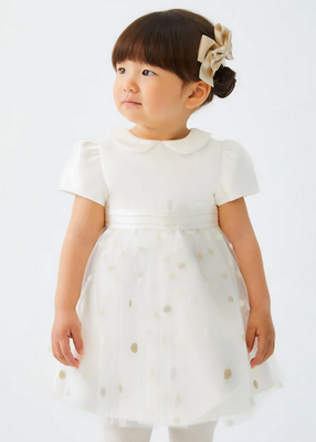 Abel & Lula 5503 Polka dot tulle dress