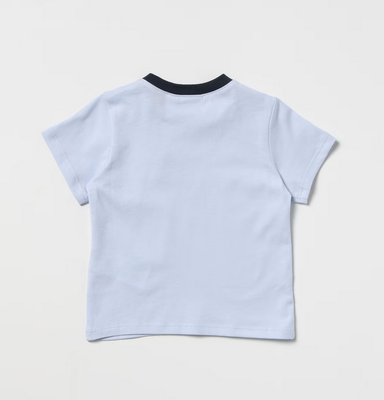 Hugo Boss J95330\771 Light Blue T-Shirt with bunny on plane