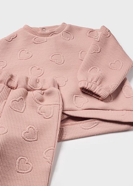 Mayoral 2827 Baby Girl's Long Sleeve Sweater & Sweatpant Set 2PC – Rubor