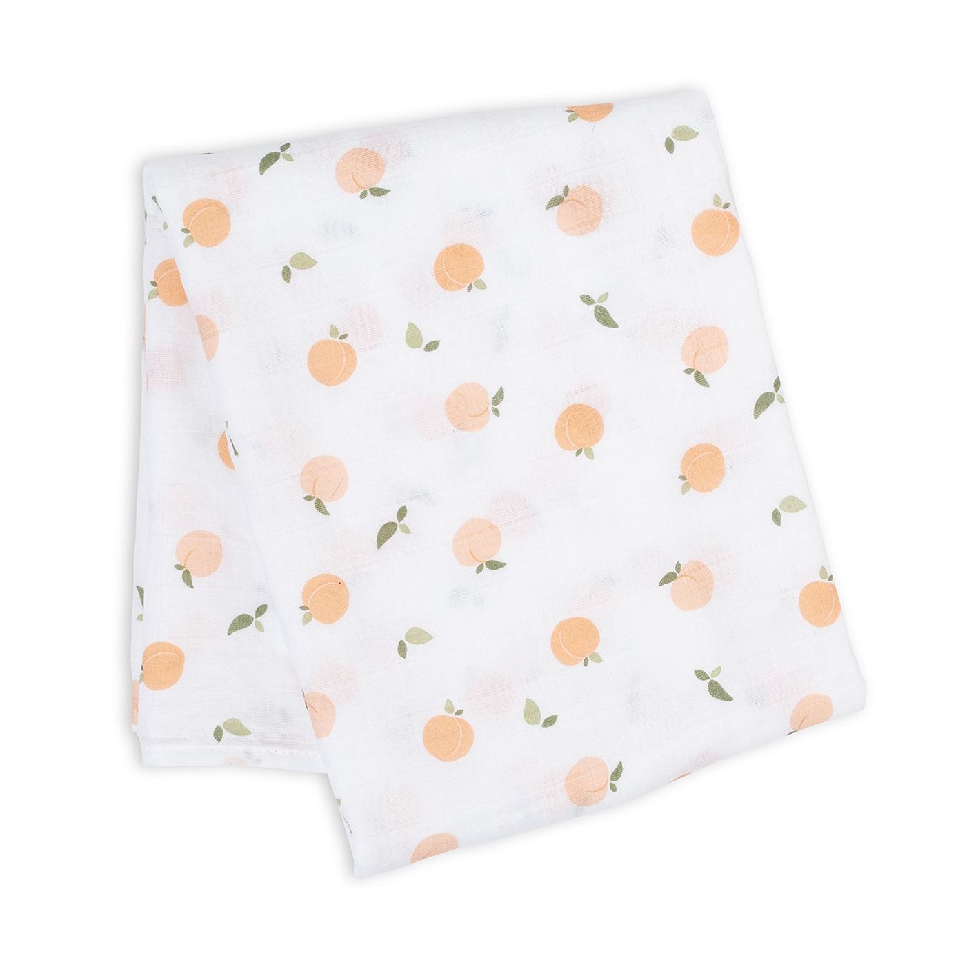 Lulujo LJ478 Baby's Classic Muslin Swaddle Blanket 40"x40" – Peach