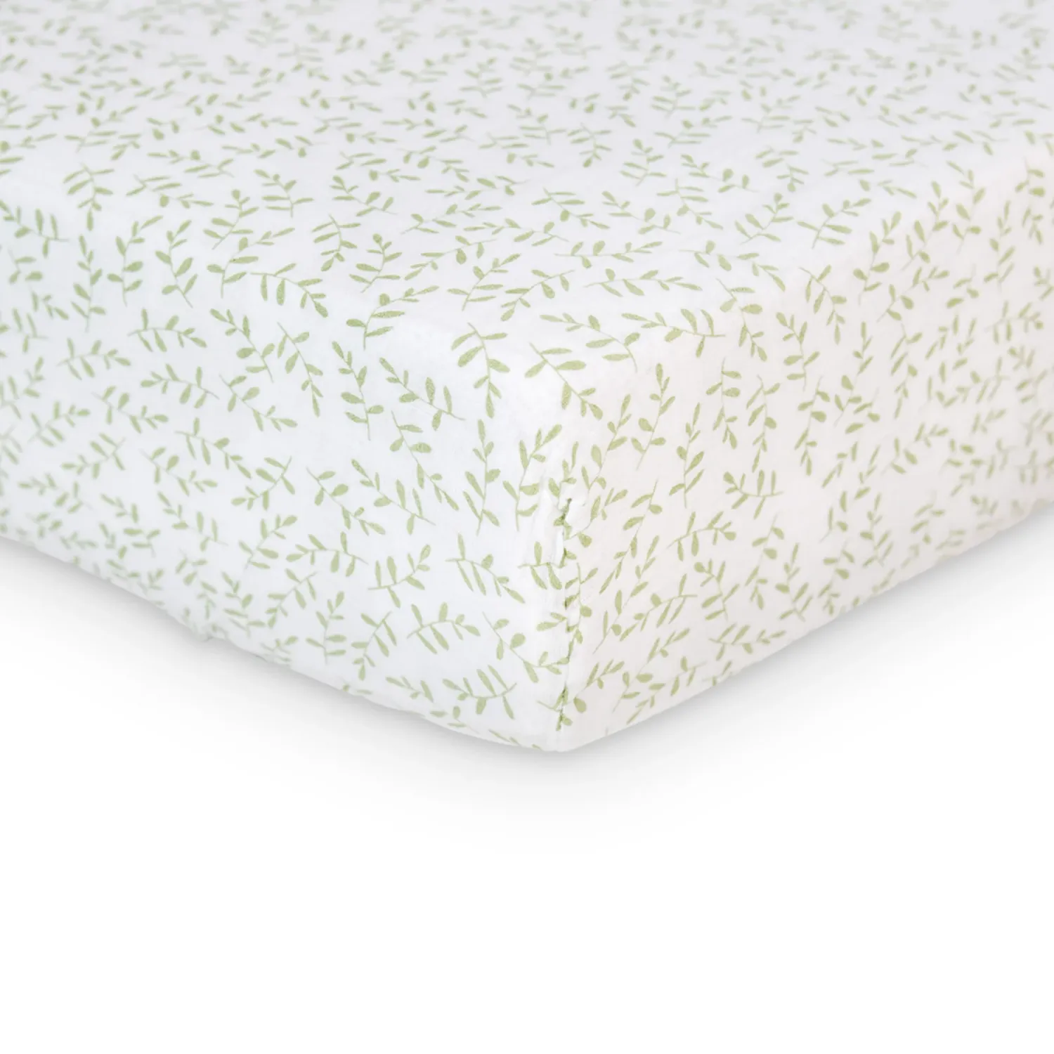 Lulujo LJ718 Baby's Muslin Crib Sheet 52"x28" – Greenery