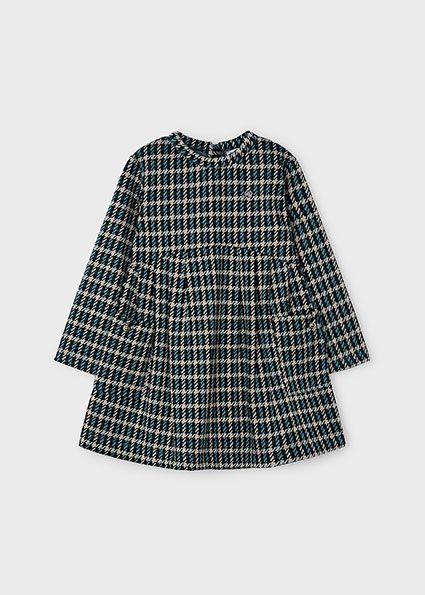 Mayoral 4928 Girl's Long Sleeve Knit Jacquard Dress – Botella