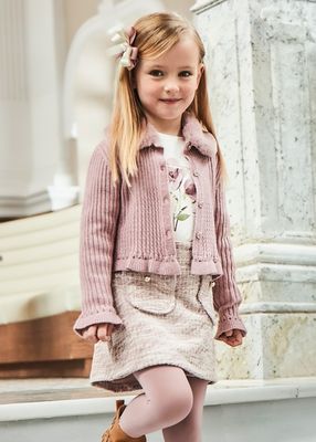 Mayoral 4908 Girl's Tweed Skort – Arena