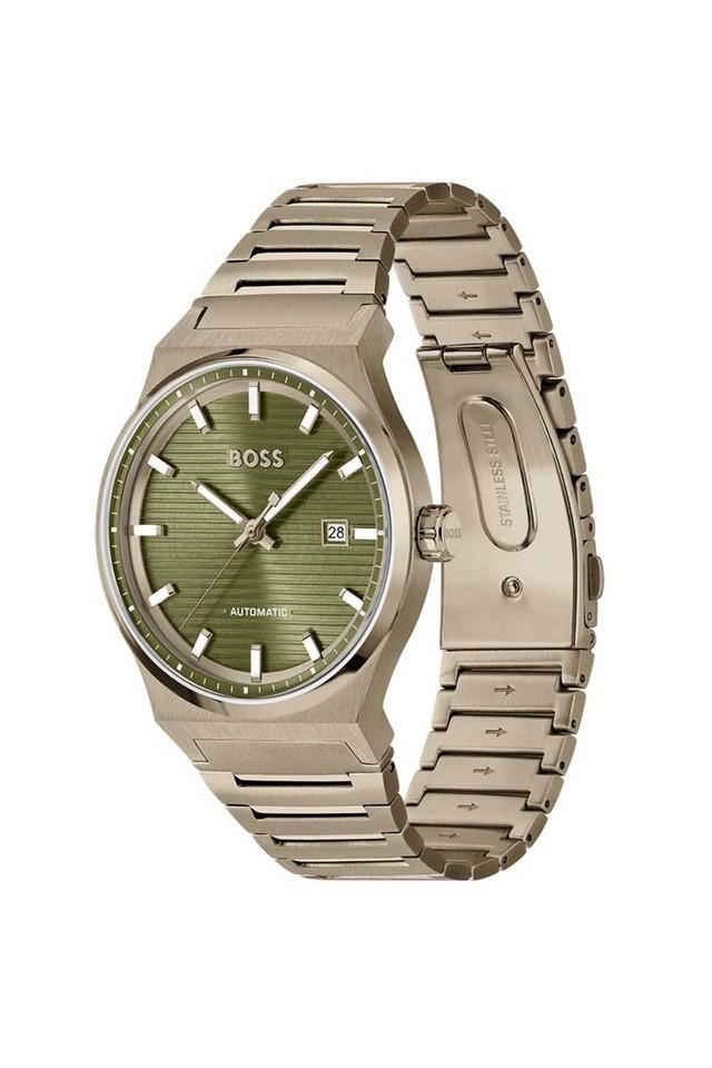 Boss 1514184 Men's Candor Auto Analog Olive Green Round Dial Men's Watch