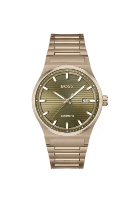 Boss 1514184 Men's Candor Auto Analog Olive Green Round Dial Men's Watch