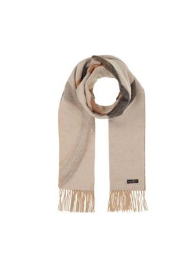 FRAAS 620003 Women’s OS Ribbons Cashmink Scarf – Greige