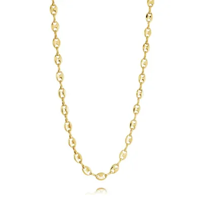 Italgem SYN47-18 Women's Gold-IP S. Steel Mini Gucci Necklace 18"