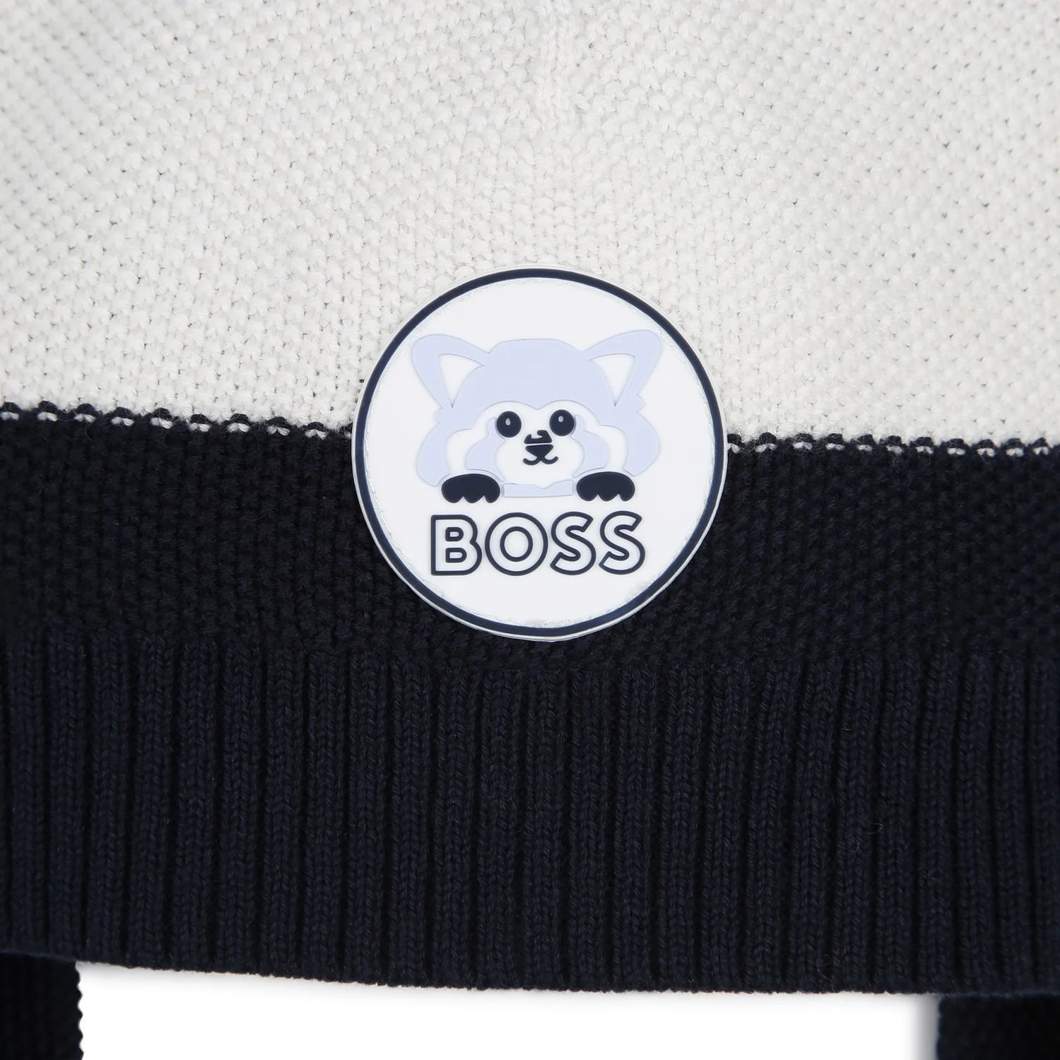 BOSS J51540 Baby Boy's Knit Beanie Hat/ BLUE