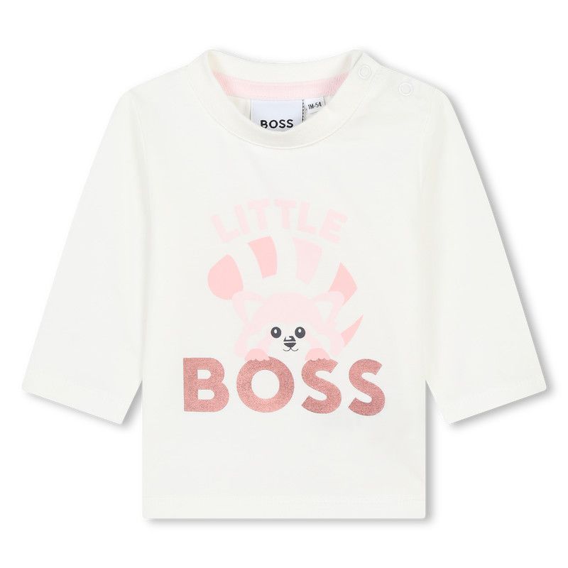 BOSS J51090 Baby Girl's LS T-Shirt & Tracksuit Set 3PC/ NAVY