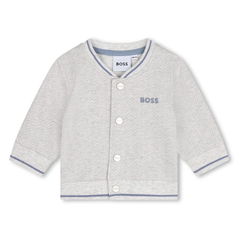 BOSS J51062 Baby Boy's Long Sleeve T-Shirt & Tracksuit Set 3PC – Lt Blue
