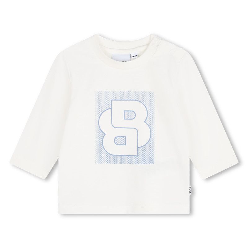 BOSS J51062 Baby Boy's Long Sleeve T-Shirt & Tracksuit Set 3PC – Lt Blue