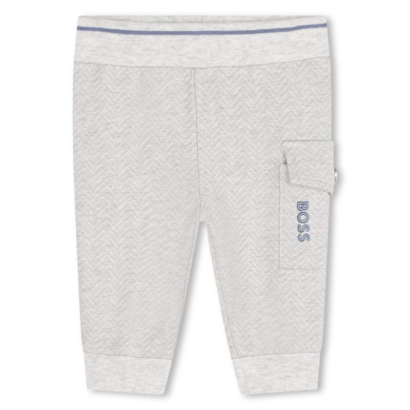 BOSS J51062 Baby Boy's Long Sleeve T-Shirt & Tracksuit Set 3PC – Lt Blue