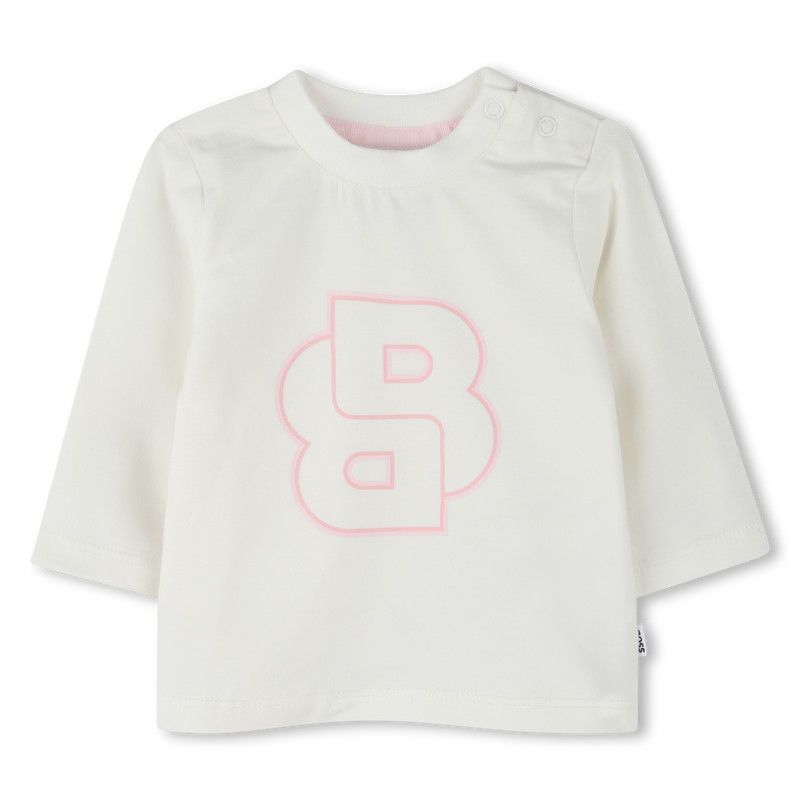 BOSS J51611 Girl's LS T-Shirt & Tracksuit Set 3PC/ PINK