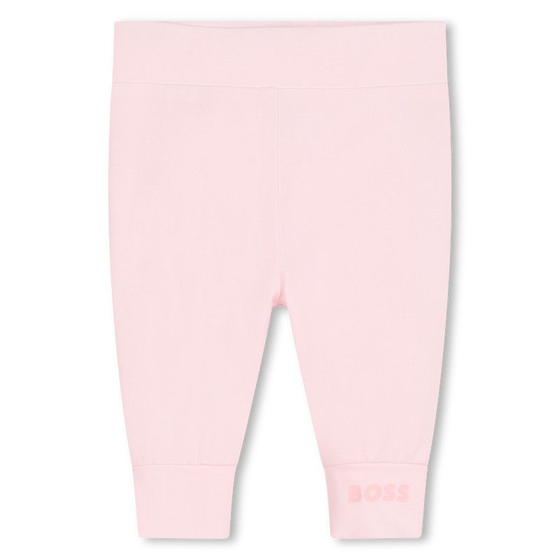 BOSS J51072/J51075 Girl's Long Sleeve Fancy Graphic T-Shirt & Legging Set 2PC – Pink
