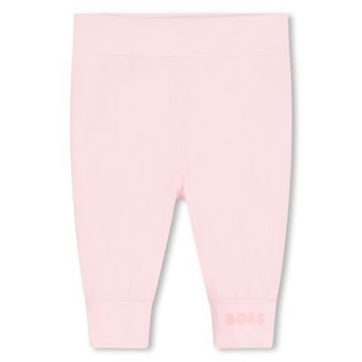 BOSS J51072/J51075 Baby Girl's LS Fancy Graphic T-Shirt & Legging Set 2PC/ PINK
