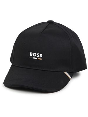 BOSS J51614 Boy's Cotton Logo Cap Hat – Black
