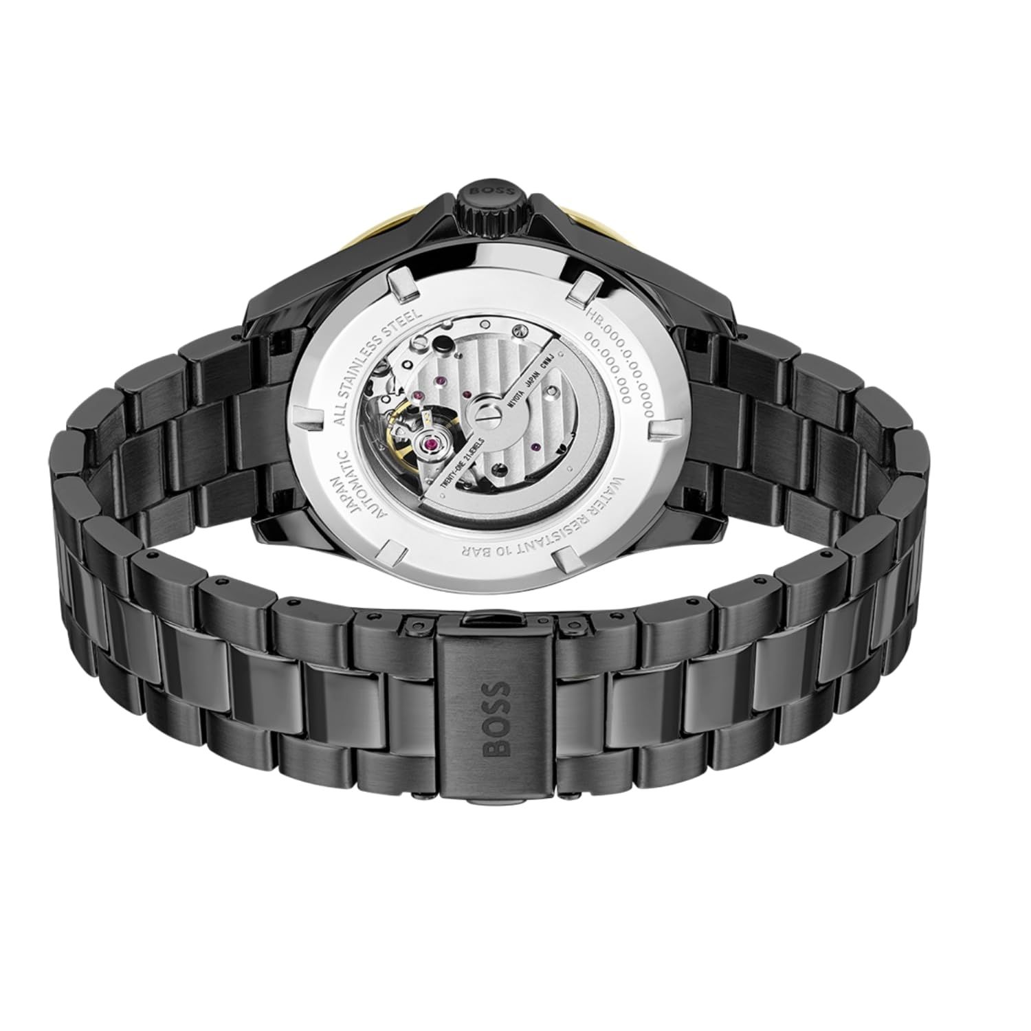 Boss 1514203 Troper Automatic Black Round Dial Men's Watch