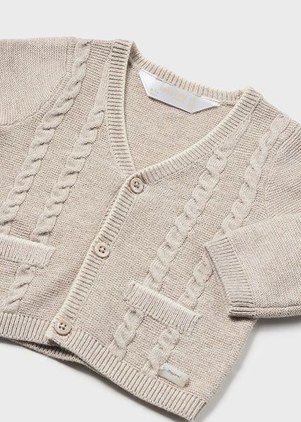 Mayoral 2308 Baby Boy's Long Sleeve Knit Cardigan – Nuez Vig