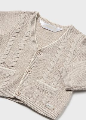 Mayoral 2308 Baby Boy's LS Knit Cardigan/ NUEZ VIG