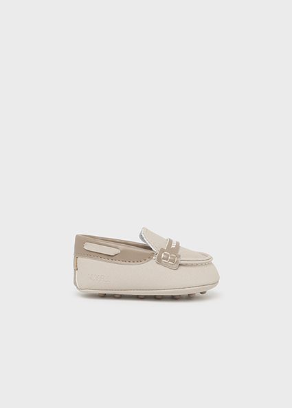 Mayoral 9783 Baby Boy's Moccasin Shoes – Beige