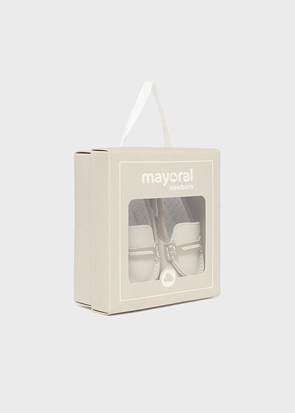 Mayoral 9783 Baby Boy's Moccasin Shoes – Beige