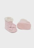 Mayoral 9788 Baby Girl's Knit & Vegan Fur Boots/ SUGAR