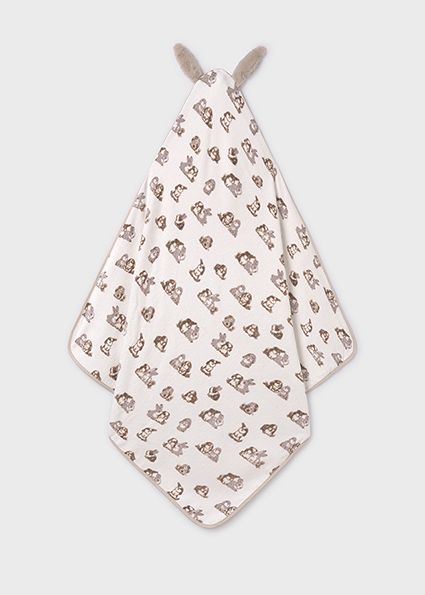 Mayoral 9525 Baby's OS Hooded Animal Face Towel – Crudo