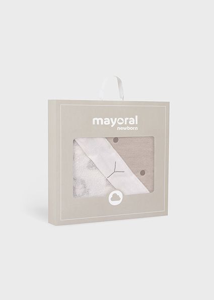 Mayoral 9525 Baby's OS Hooded Animal Face Towel – Crudo