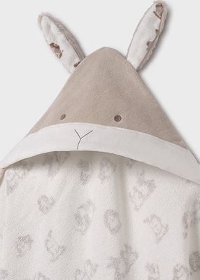 Mayoral 9525 Baby's OS Hooded Animal Face Towel – Crudo