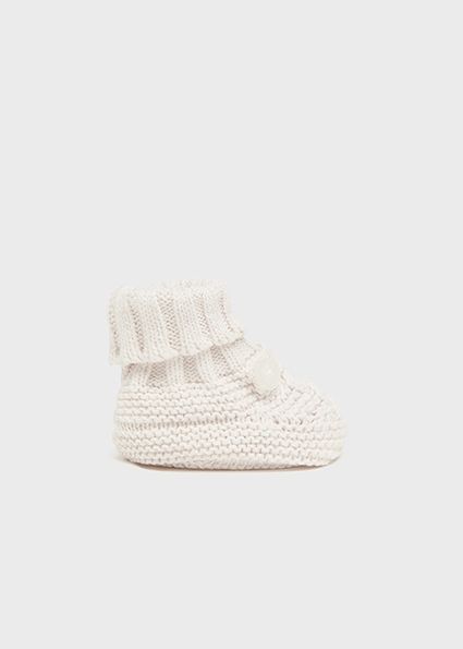 Mayoral 9798 Baby's Knit Booties – Milk Vig
