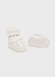 Mayoral 9798 Baby's Knit Booties/ MILK VIG