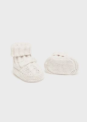 Mayoral 9798 Baby's Knit Booties – Milk Vig