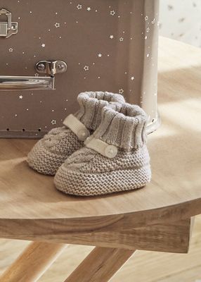 Mayoral 9798 Baby's Knit Booties/ NUEZ VIG