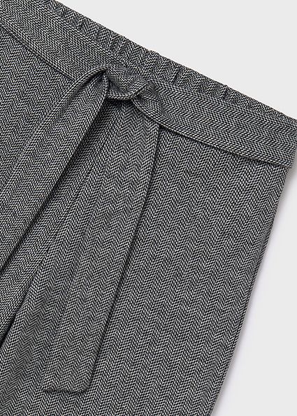 Mayoral 7552 Girl's Knit Jacquard Pants – Plomo