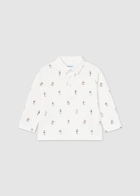 Mayoral 2182/2535 Baby Boy's LS Polo Shirt &amp; Cargo Pants Set 2PC/ NATA- BOSQUE