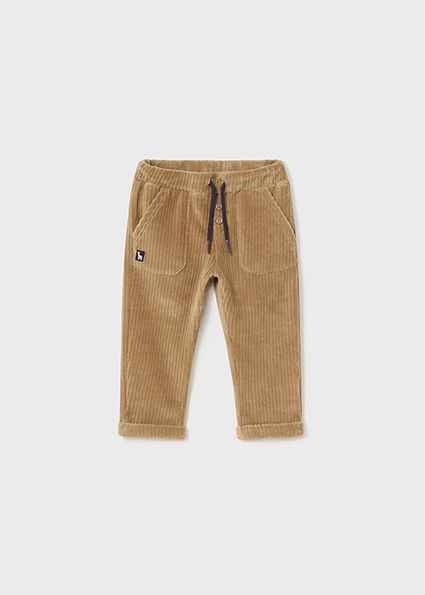 Mayoral 2030/2542 Baby Boy's Long Sleeve T-Shirt & Corduroy Pants Set 2PC – Nata- Toffee