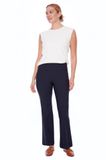 Up! 68252UP Women's Slim Boot Leg Pants/ NAVY