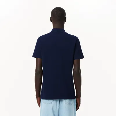 Lacoste PH2847 52 IE3 Men’s Polo/ NAVY & BURGUNDY