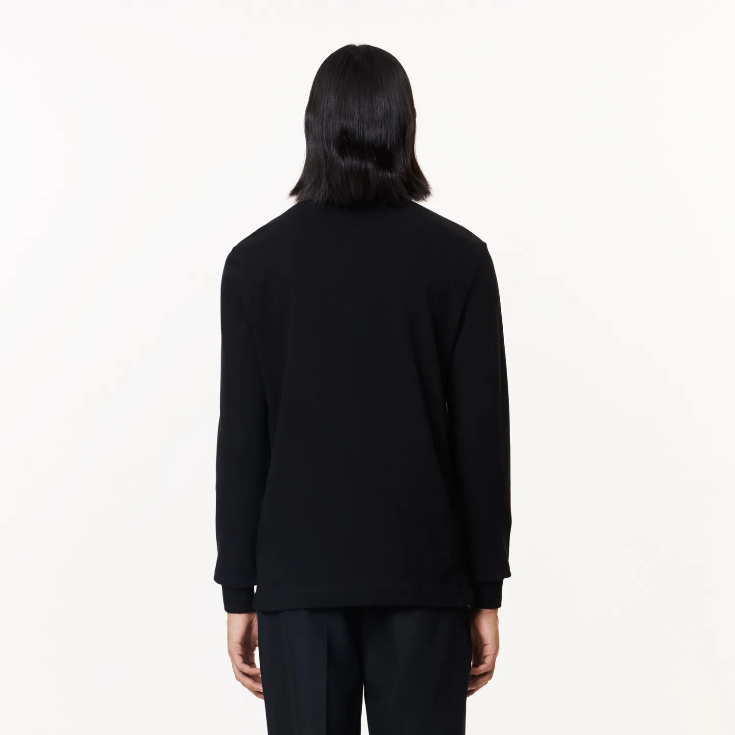 Lacoste PH2481 52 031 Men’s Long Sleeve Regular Fit Polo Shirt – Black